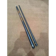 kondisi second 90% stick billiard carbon cue mall orange lion