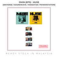 [Weverse / Soundwave / Makestar / Powerstation] JIMIN - MUSE Lucky Draw Album Photocard BTS Park Jim