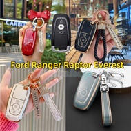 Soft TPU Car Key Case For Ford Ranger Sprot 2023 Everest Ranger Raptor 150 /Fx4 Max/Wildtrak/EcoSport/Mustang Key Casing Accessories