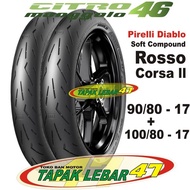 Ban Pirelli Diablo Rosso Corsa 2 uk 90 80 &amp; 100 80 Ring 17 sepake