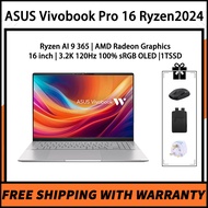 ASUS Vivobook Pro 16 Ryzen2024 Ryzen AI 9 365 | AMD Radeon Graphics 16 inch  3.2K 120Hz 100% sRGB OL