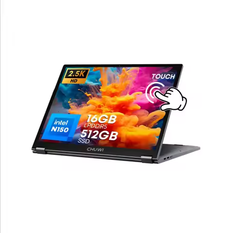 CHUWI FreeBook 2-in-1 Laptop 13.5'' Intel N150(UP to 3.6GHz) 16GB LPDDR5 RAM 512GB SSD FHD 2520x1680
