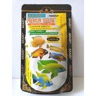 Premium yellow siklit akari fish food 100gr 1mm