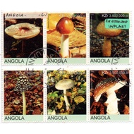 Mushroom Theme Stamp 155 Angola used