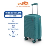 BIG BAG Glider 26" (PP) Polypropylene Luggage 26 Inch Unbreakable Luggage Bag Travel 26 Inch Suitcas