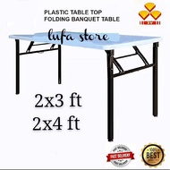 Heavy Duty Foldable Plastic Top Banquet Table/ Folding Banquet Table/ Function Table/ Catering Table