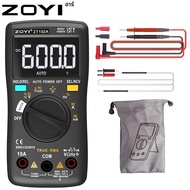 มัลติมิเตอร์ดิจิตอลอัตโนมัติความแม่นยำสูง ZOYI ป้องกันการไหม้ สำหรับซ่อมเครื่องใช้ไฟฟ้าภายในบ้าน รุ่