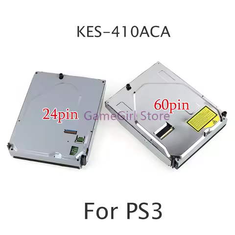 1pc Replacement 24pin/60pin Blu-ray DVD Rom Drive KES-410ACA for PlayStation 3 PS3 Fat Console