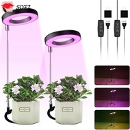 SOFTNESS LED Plant Grow Light, Height/Angle Adjustable Timer Full Spectrum Lamp,  Dimmable Full Spec