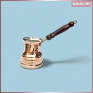 [BububuMY] Turkish Cezve Handmade Hammered Cezve Copper Coffee Pot Tin-Lined Cookware Stovetop Safe 