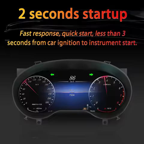 for Mercedes Benz W176 CLA C117 GL X156 car 12.3-inch digital instrument panel Linux system LCD inst