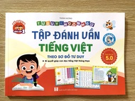 NEW SUN - Sách - Tập Đánh Vần Tiếng Việt 5.0 Dành Cho Bé Từ 4-6 tuổi có Quét Mã QR CODE Hướng Dẫn Họ