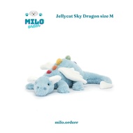 Jellycat Sky Dragon size M plush Dragon