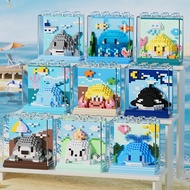Dolphin Whale Marine Life Series Building Blocks Toy Gift