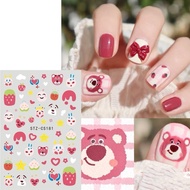 Hyuna Style Motif Nail Stickers for Nail Art/embossed Nail stickers/Waterproof/children's Nail stick