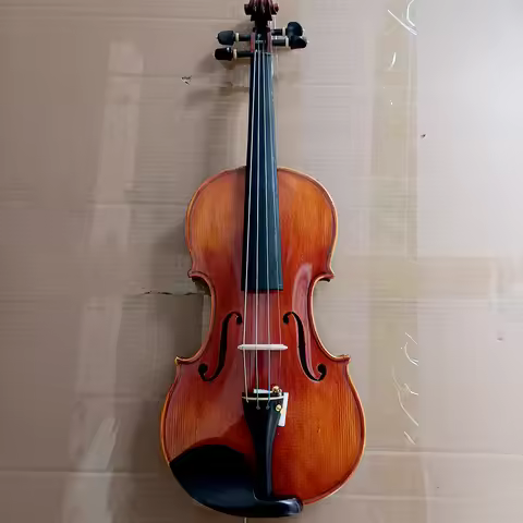 2026 Antonio Stradivarius handmade violin 4/4 flame Maple Back violin Beginners student Professional