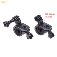 NFPH&gt; For Gopro Hero11 10 9 8 7 SJCAM Camera Accessories 360 Degree Rotation Bicycle Motorcycle Handlebar Mount Holder new