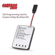 SURPASS HOBBY ESC Program Racerstar LED Program Card For 25/35/45/60/80/120A ESC Electronic Speed Controller Motor Set For RC Car