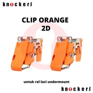 Knockers Clip Orange Rel Laci Undermount