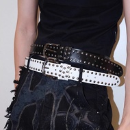 y2k y2k Belt Asian Culture Punk Style Female American Rivet Rock Accessories Unisex Jeans y2k Vintag