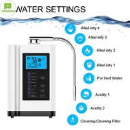 Water Purifier 5 / 7 Plate Alkaline Water Ionizer Hydrogen Generator Machine Produces PH 3.510.5 Wat