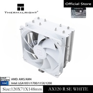 Thermalright  AX120 R-SE WHITE CPU Air Cooler 4 Heat pipes Chassis heat PC Radiator for AMD AM4/AM5 