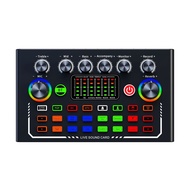 Podcast Equipment Bundle with BM800 Studio Microphone, Live Sound Card with DJ Mixer Effects, Suitab