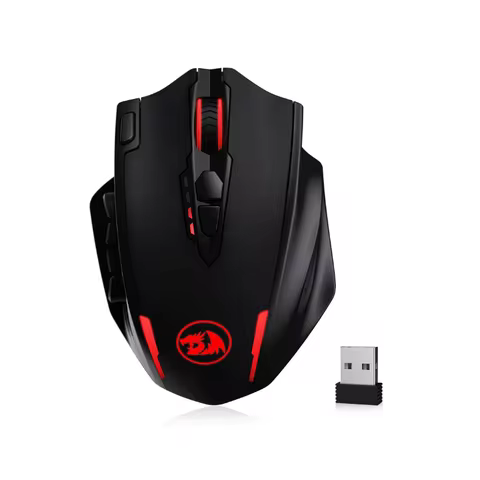 Redragon M913 Gaming 16000 DPI Wired 2.4Ghz Wireless RGB Optical Gamer Mice 16 Programmable Buttons,