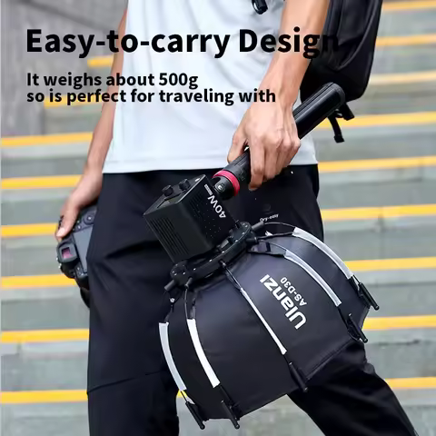 Ulanzi AS-D30 30cm Softbox Mini Bowens Mount Octagonal Quick Release Honeycomb Grid Softbox for Ulan