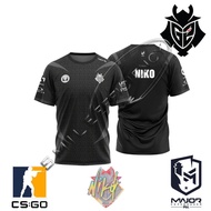 G2 E-sports Club New T-shirt O-Neck T-shirt 2026 CSGO 2 Niko Fan Support Clothing Tees Esport Event 