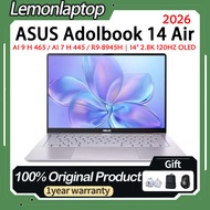 2026 ASUS Adolbook 14 Air AI 9 H 465 | AI 7 H 445 | R9-8945H 14" 2.8K 120HZ OLED ASUS Adolbook Lapto