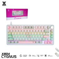 คีย์บอร์ด75% Nubwo X804 CYGNUS MINI RGB CIY(5Pin)เปลี่ยนสวิตซ์ได้ มีมาโครซอฟแวร์ MECHANICAL GAMING K