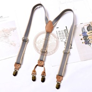 New Product Special Offer Men's Strap Strap Strap Hook Buckle Strap Clip Japanese Retro Casual Suspe