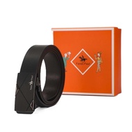 DAPPER โลหะผสม เข็มขัดกว้างสำหรับผู้ชาย ย้อนยุค ราบรื่น สายเข็มขัดหนัง PU แฟชั่น หัวเข็มขัดสี่เหลี่ย