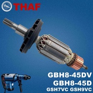 Armature Rotor for Bosch GBH8-45DV GBH8-45D GSH7VC GSH9VC Rotary Hammer Replacement Spare Parts