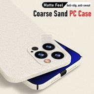 Apple iPhone 14 iPhone14 Plus Pro Max Casing Hard PC Back Sand Slim Phone Case Cover