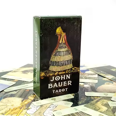 John Bauer Tarot Cards A 78 Oracle English Visions Divination Edition Borad Playing Games,Meditation