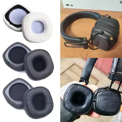 Replacement Earpad Ear Pad Cushions for Marshall Major 3/Major III Headphones PU Leather Replacement