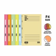 ABBA Plastic Fasterner File / Fail / F4 File / Fail (No.102) Thick Manila Card Paper / Kertas Tebal
