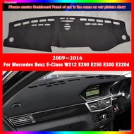 Dashboard Dash Mat Cover Leather Pad Sunshade Anti-UV Car Carpet Accessories For Mercedes Benz E-Cla