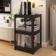 ONE - 鐵藝色彩 組合櫃 梳化邊櫃 戶外花架 書架 浴室置物櫃 【40x40x68cm】3層 黑色