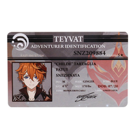 Genshin Impact Anime Id Pvc Cards Photocard Figure Cosplay Collection Card