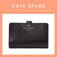 Kate Spade Black Midsize Bifold Wallet