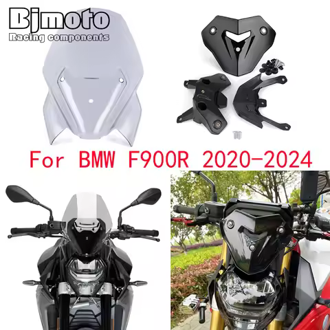 F900R 2024 Windshield Windscreen For BMW F900R F900-R F 900 R 2023 2022 2021 2020 Wind Deflector
