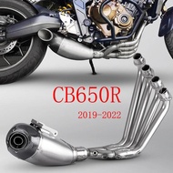 Full System For HONDA CB650R CBR650R CB CBR 650 CB650 CBR650 R 2019 - 2022 Motorcycle Exhaust Muffle