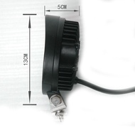 With Aperture 13cm Small Round Light LED Fog Light Driving Light 72W Work Light Yellow Aperture Truc