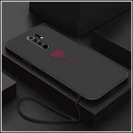[ฟรีสายคล้อง] Xiaomi Redmi 9 9A 9C 8 8A โน้ต9 9 9S Note 8T 8 7 Pro เคสเคสซิลิโคนกันกระแทกน้ำทำจากยางรูปหัวใจแห่งความรักมีสไตล์