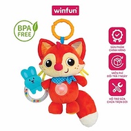 Đồ chơi treo nôi, thú bông cảm ứng phát nhạc - hình cáo dễ thương cho bé từ 3 tháng Winfun 720021