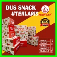 Box Kardus Snack Kue 12X12 12X14 12X16 / Dus Kotak Roti Kue Snack