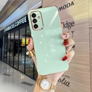 เคส  SAMSUNG A56 A36    เคส TPU ขอบทอง แบบนิ่ม สำหรับรุ่น SAMSUNG A56 A36 เคสฝาหลัง สีสวย น่ารัก